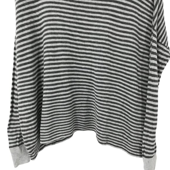 Eileen Fisher Striped Oversized Sweater Size XXS Drop Sleeve Lagonlook Pullover - Picture 9 of 10